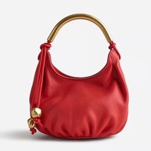 ‼️NEW Madewell The Camren Bandana Red Leather Top Handle Crossbo